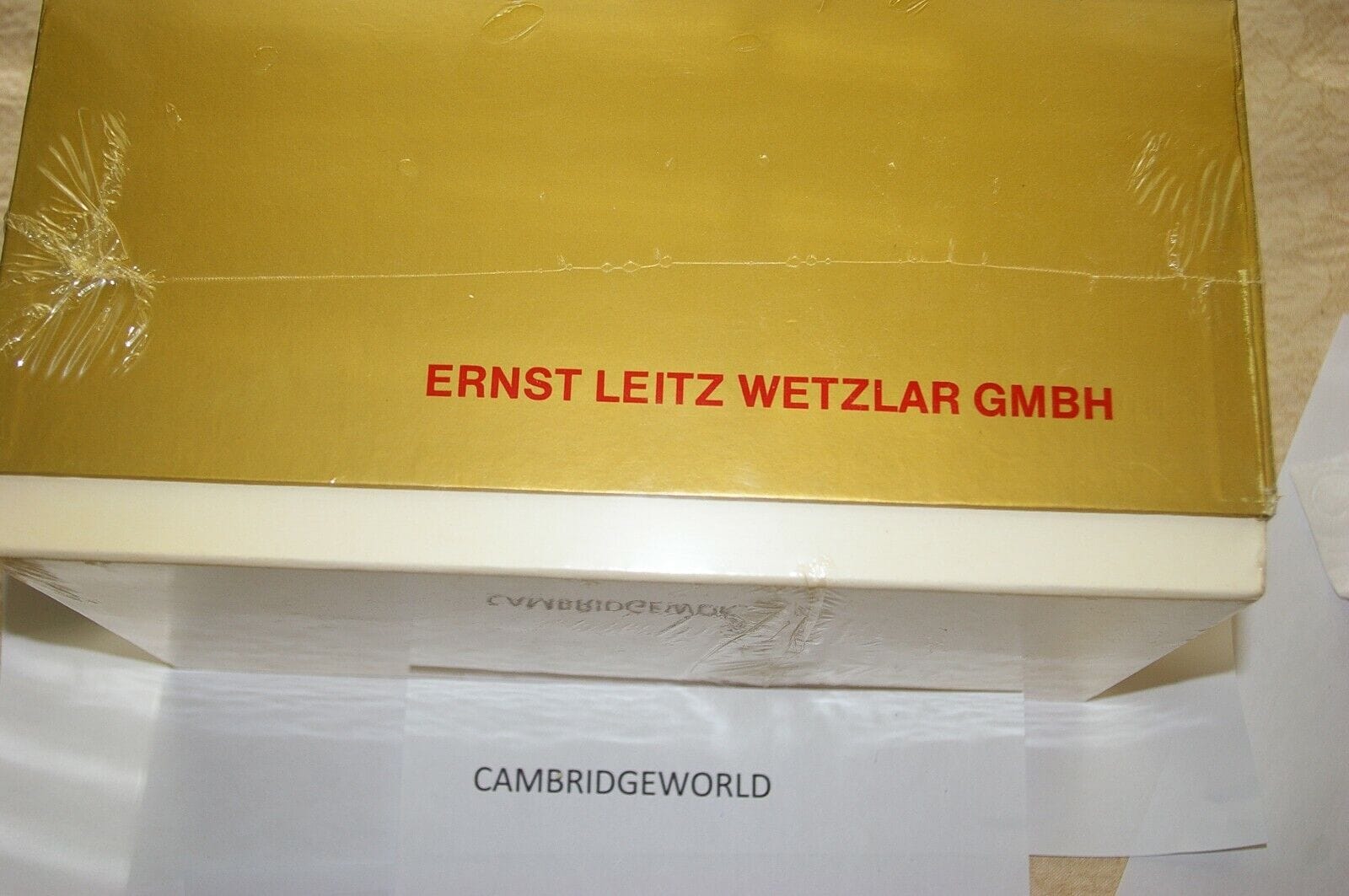 Leica Cameras & Photo:Film Photography:Film Cameras LEICA LEITZ R3 GOLD OSKAR BARNACK CAMERA NEW FACTORY SEALED 50mm F1.4 SUMMILUX