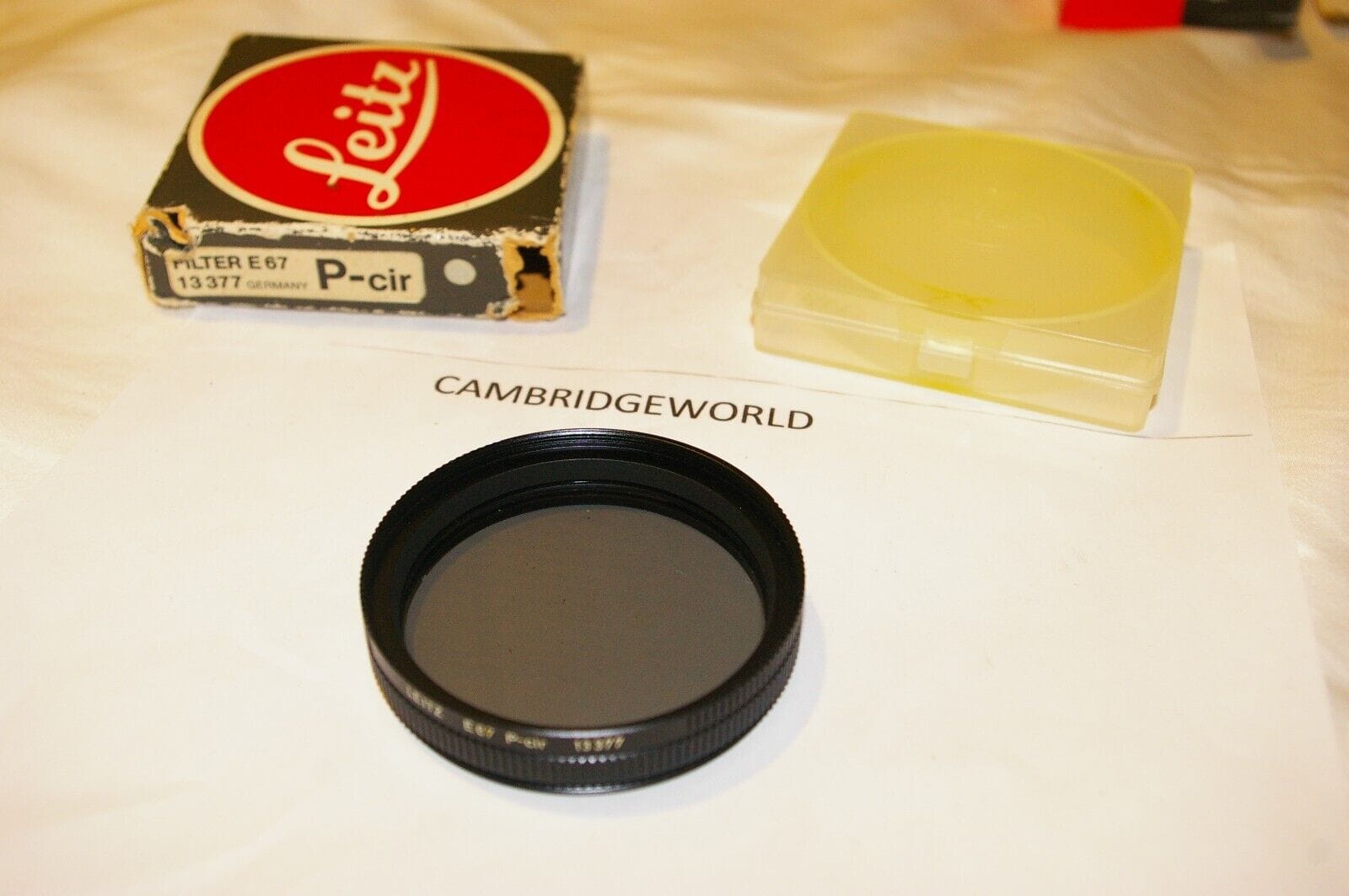 Leica Cameras & Photo:Lenses & Filters:Filters Leitz Leica WETZLAR 13377 CIRCULAR  POLARIZING filter LEICA BRAND NEW OLD STOCK