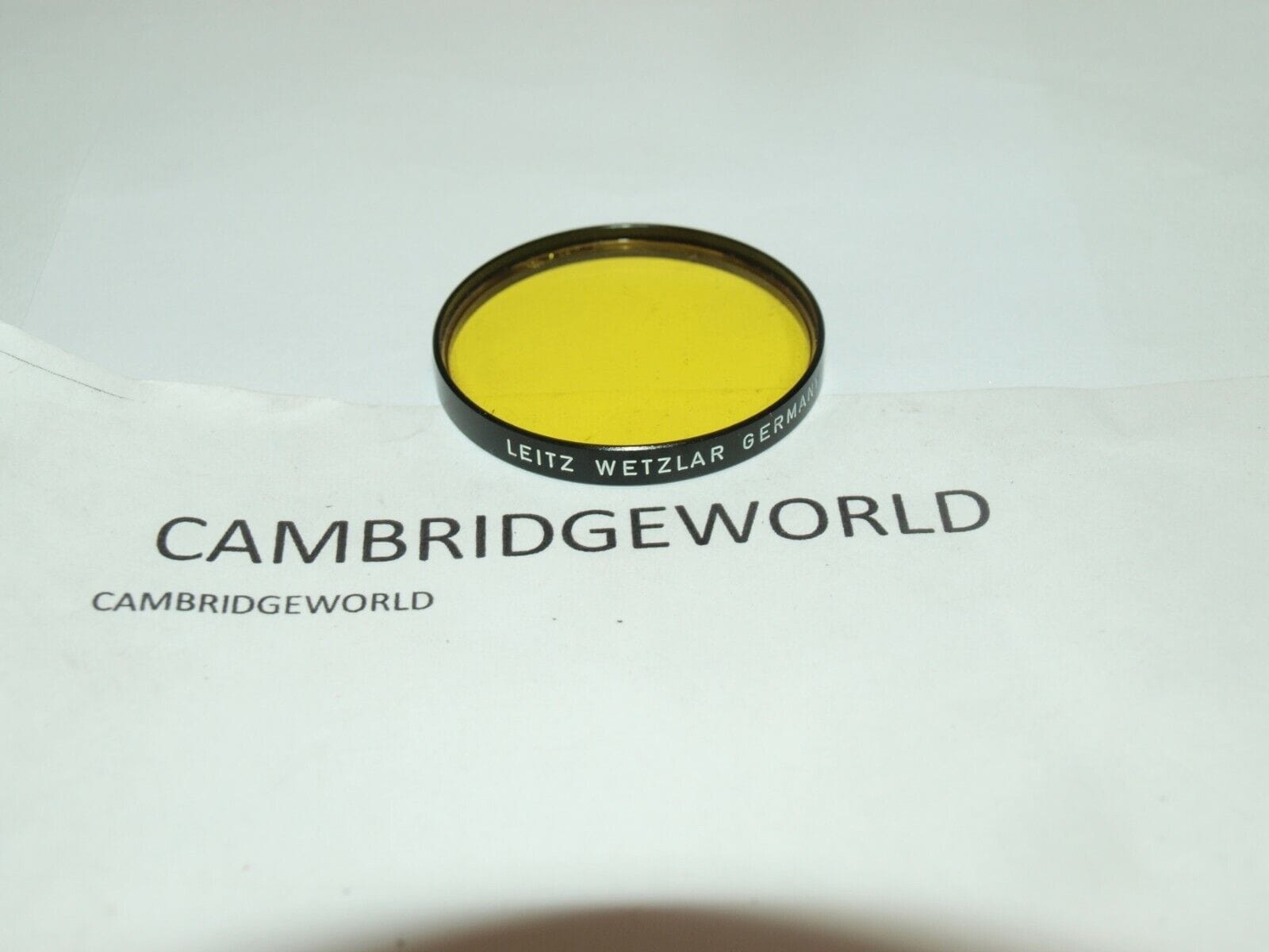 Leica Cameras & Photo:Lenses & Filters:Filters Leitz Leica WETZLAR Series VI Series 6 YELLOW I drop in filter GENUINE LEICA