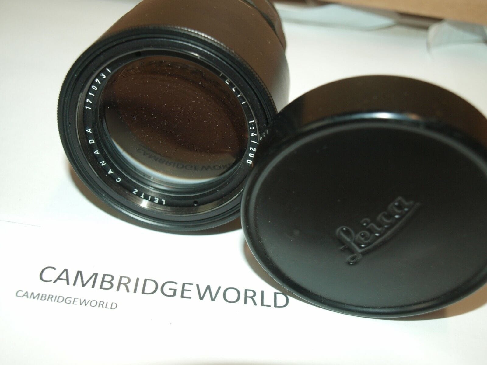 Leica Cameras & Photo:Lenses & Filters:Lenses Leica 200mm F4.0 Telyt 11069 P LEITZ WETZLAR TELEPHOTO  in the LEICA FACTORY BOX