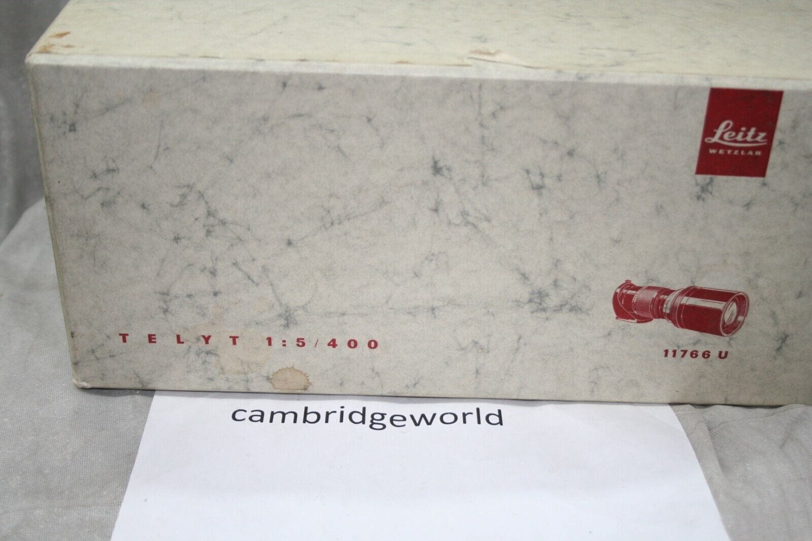 Leica Cameras & Photo:Lenses & Filters:Lenses Leica 400mm F5.0 Telyt 11766 U LEITZ WETZLAR TELEPHOTO  in the LEICA FACTORY BOX