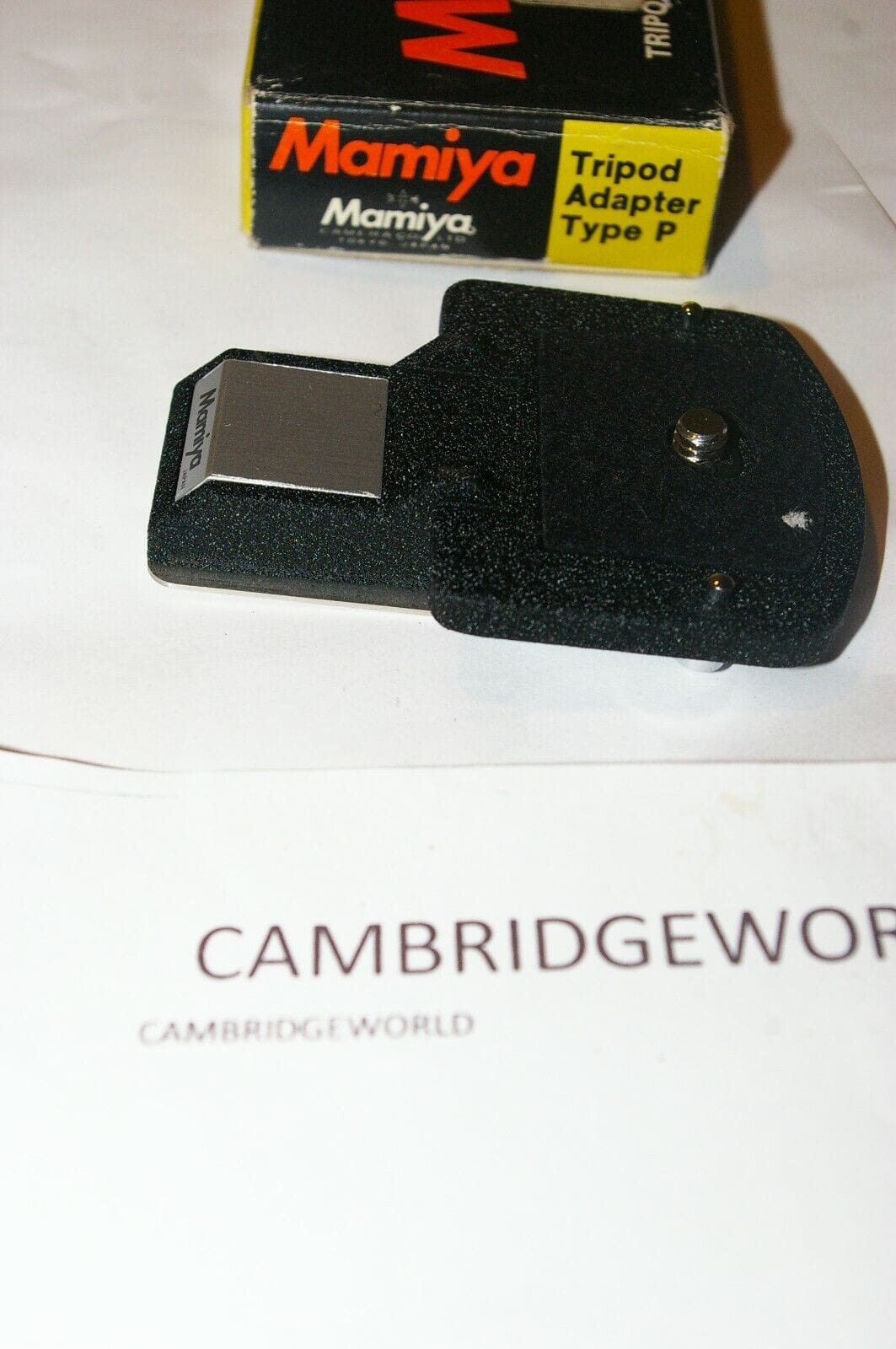 Mamiya Cameras & Photo:Camera, Drone & Photo Accessories:Accessory Bundles MAMIYA TRIPOD ADAPTER TYPE P NEW GENUINE ORIGINAL MAMIYA BRAND in BOX