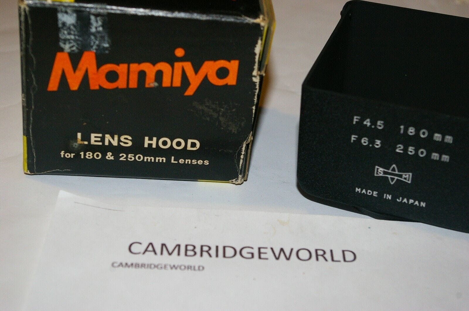 Mamiya Cameras & Photo:Lenses & Filters:Lens Hoods Mamiya TWIN LENS REFLEX NEW Lens Hood Shade f/ 180mm 250mm LENSES in FACTORY BOX