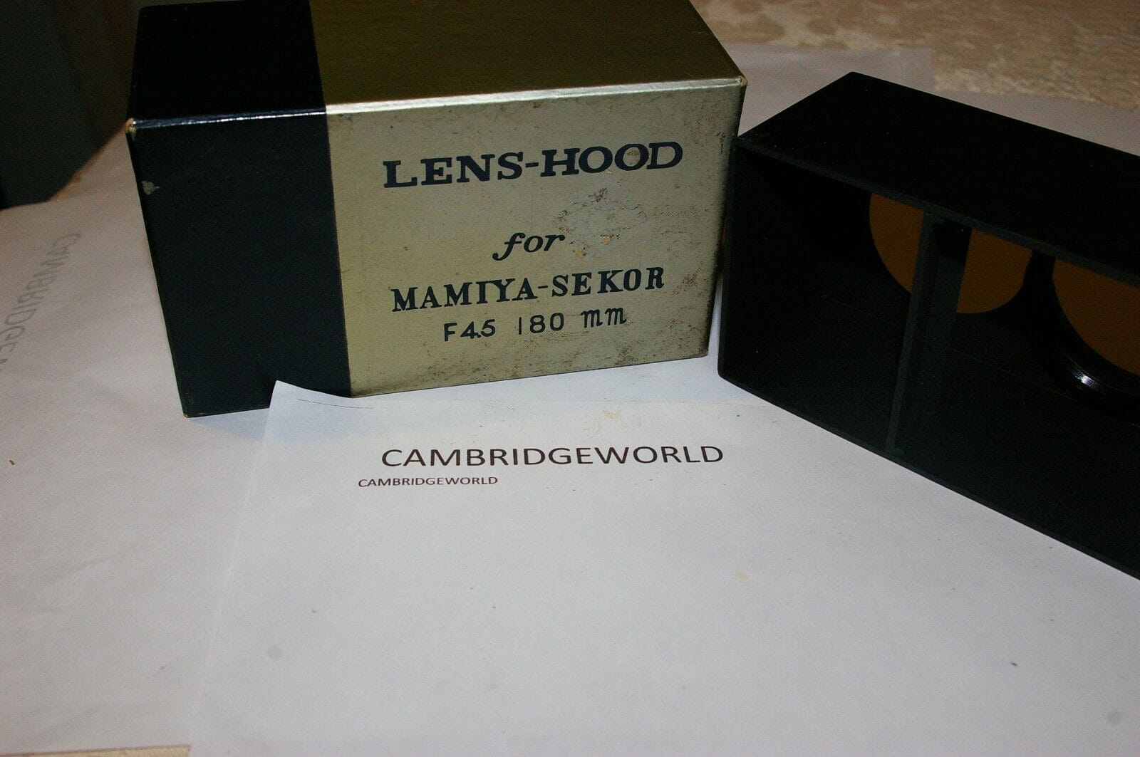 Mamiya Cameras & Photo:Lenses & Filters:Lens Hoods Mamiya TWIN LENS REFLEX NEW Lens Hood Shade for 180mm LENSES in FACTORY BOX