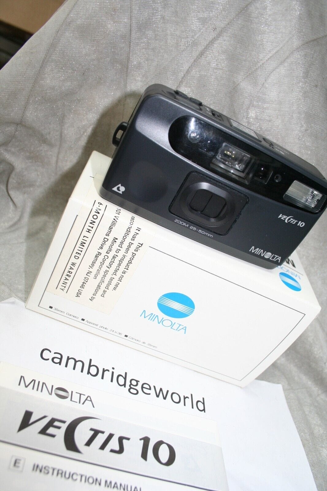 Minolta Cameras & Photo:Film Photography:Film Cameras Minolta Vectis 10 APS FILM CAMERA with 25-50mm ZOOM lens factory refurbished