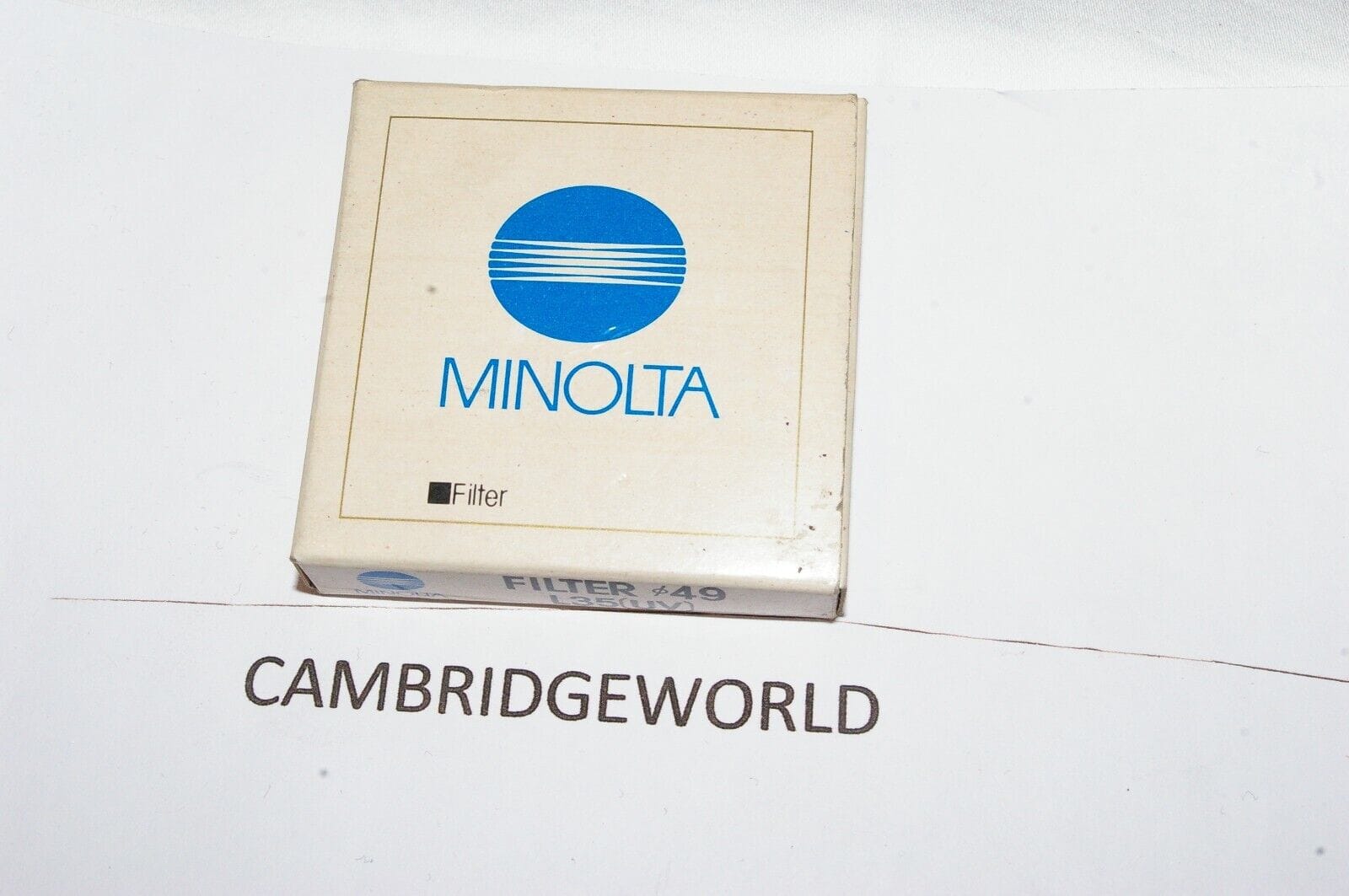 Minolta Cameras & Photo:Lenses & Filters:Filters MINOLTA 49mm NEW L37 UV ULTRA VIOLET SCREW in FILTER GENUINE ORIGINAL MINOLTA