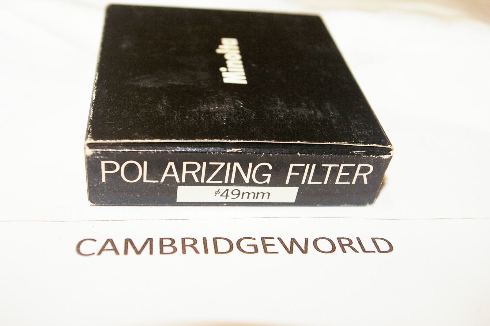 Minolta Cameras & Photo:Lenses & Filters:Filters MINOLTA 49mm NEW POLARIZING SCREW in FILTER GENUINE ORIGINAL MINOLTA OLD STOCK