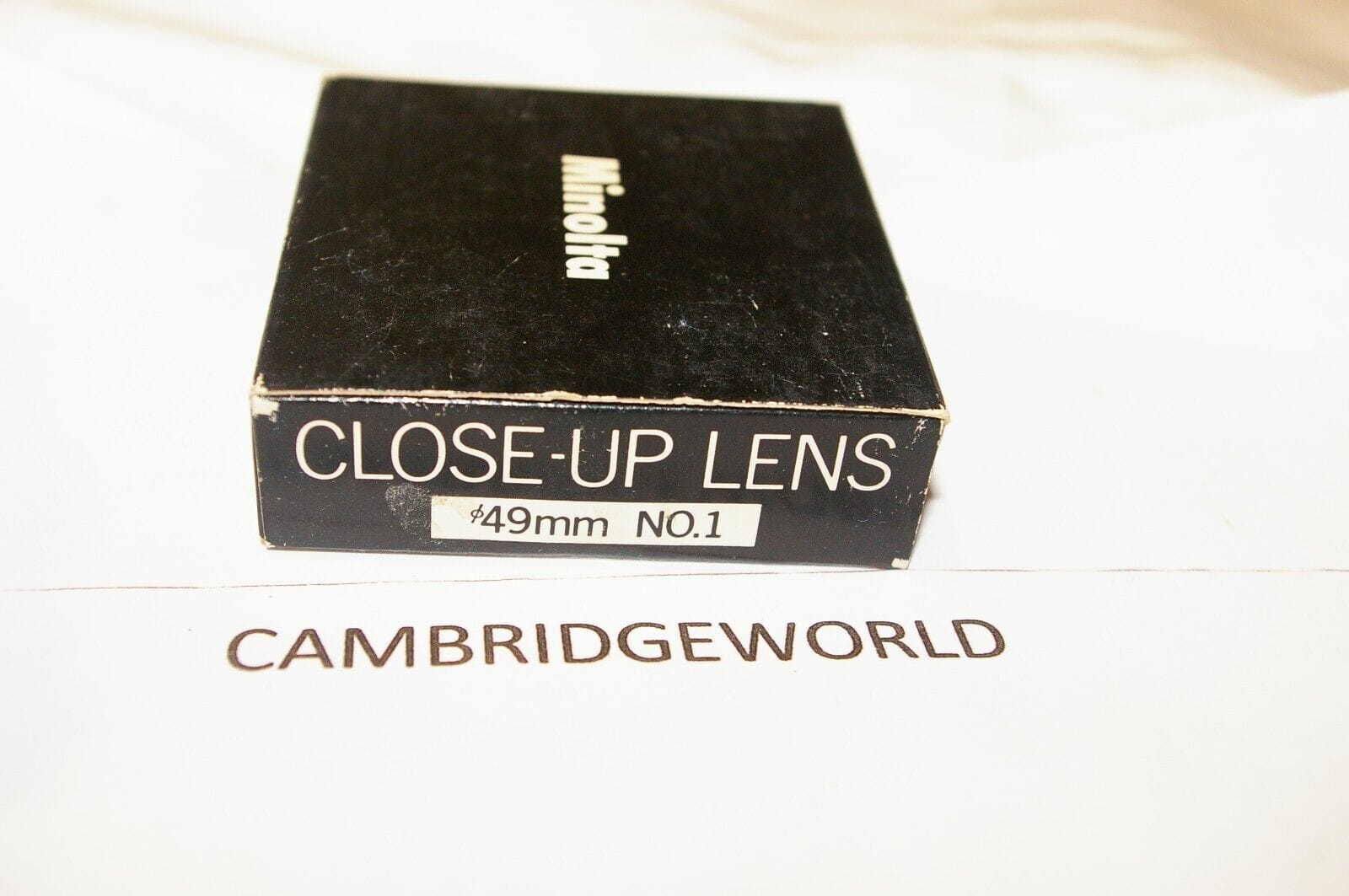 Minolta Cameras & Photo:Lenses & Filters:Filters MINOLTA 49mm No.1 Close UP MACRO lens filter with case NEW VERY OLD STOCK in BOX