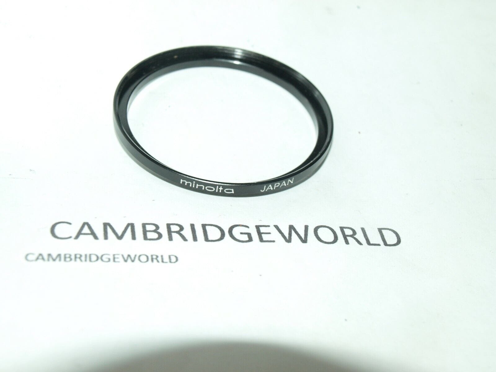 Minolta Cameras & Photo:Lenses & Filters:Lens Adapters, Mounts & Tubes Minolta  52mm to 55mm 52-55mm Step Up Metal Ring Adapter Black NEW OLD STOCK