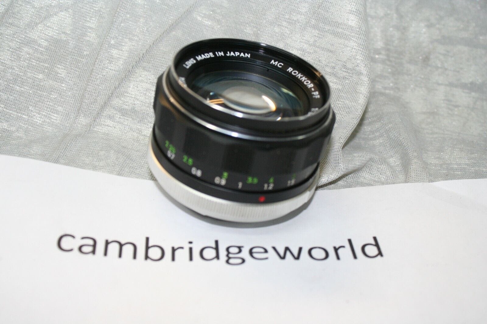 Minolta Cameras & Photo:Lenses & Filters:Lenses MINOLTA ROKKOR  PF 58mm F1.4 PRIME FULL FRAME AUTO Lens METAL MOUNT REFURBISHED