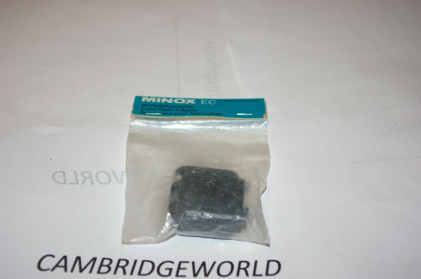 Minox Cameras & Photo:Vintage Movie & Photography:Vintage Cameras:Subminiature Cameras MINOX EC NEW Cube Flash Adapter f/ MINOX EC CAMERA FACTORY SEALED UNIT OLD STOCK