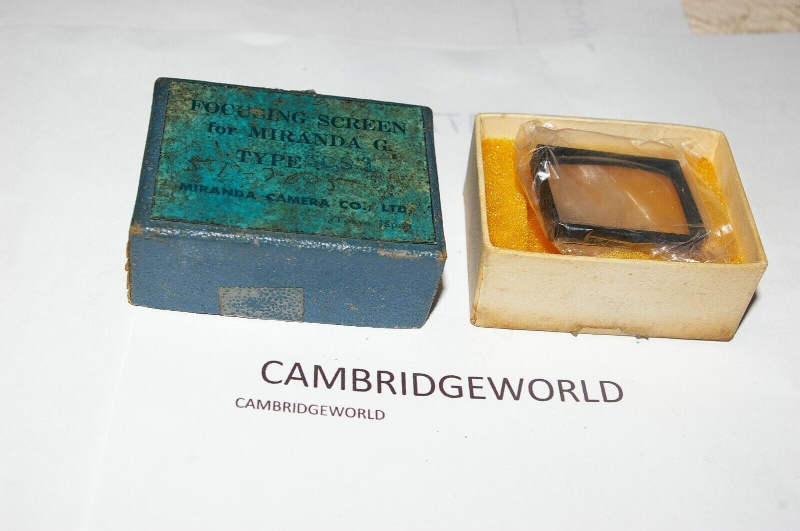 Miranda Cameras & Photo:Camera, Drone & Photo Accessories:Viewfinders & Eyecups MIRANDA G  FOCUSING SCREEN GCst GENUINE MIRANDA BRAND  NEW OLD STOCK in BOX