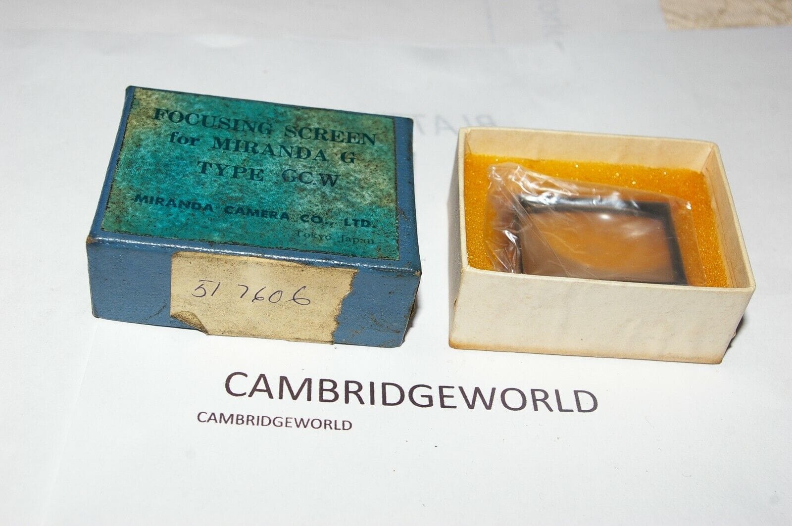 Miranda Cameras & Photo:Camera, Drone & Photo Accessories:Viewfinders & Eyecups MIRANDA G  FOCUSING SCREEN GW GENUINE MIRANDA BRAND  NEW OLD STOCK in BOX