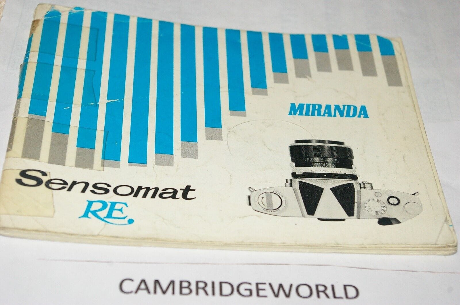 Miranda Cameras & Photo:Camera Manuals & Guides MITANDA SENSOMAT RE CAMERA INSTRUCTION MANUAL GUIDE BOOK GENUINE ORIGINAL