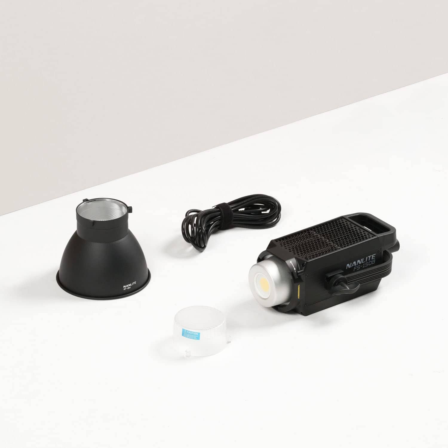 NANLITE Nanlite FS-150B Bi-Color Studio Spotlight, 2700K-6500K, Bluetooth, 2.4G, Bowens Mount