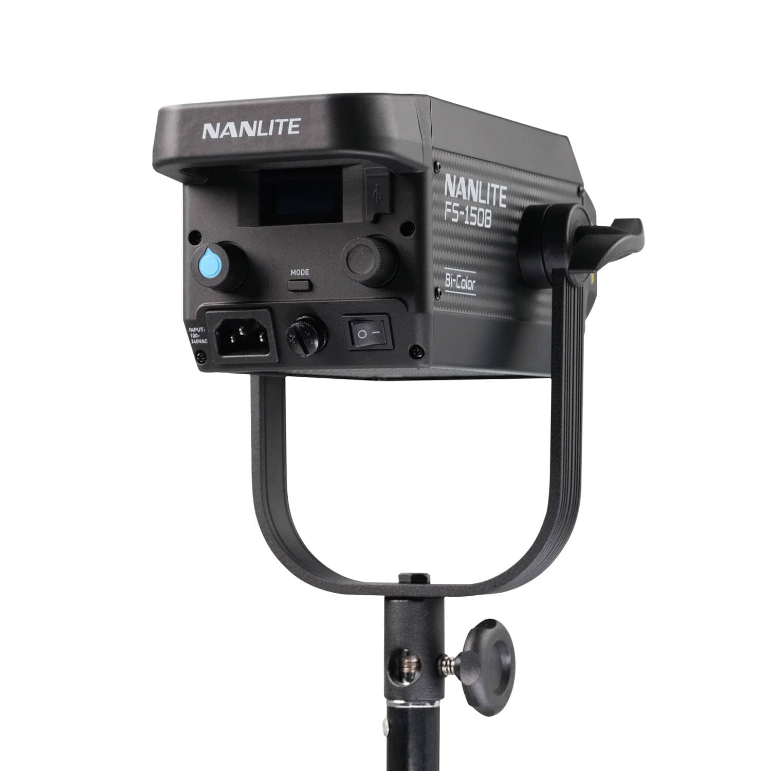 NANLITE Nanlite FS-150B Bi-Color Studio Spotlight, 2700K-6500K, Bluetooth, 2.4G, Bowens Mount