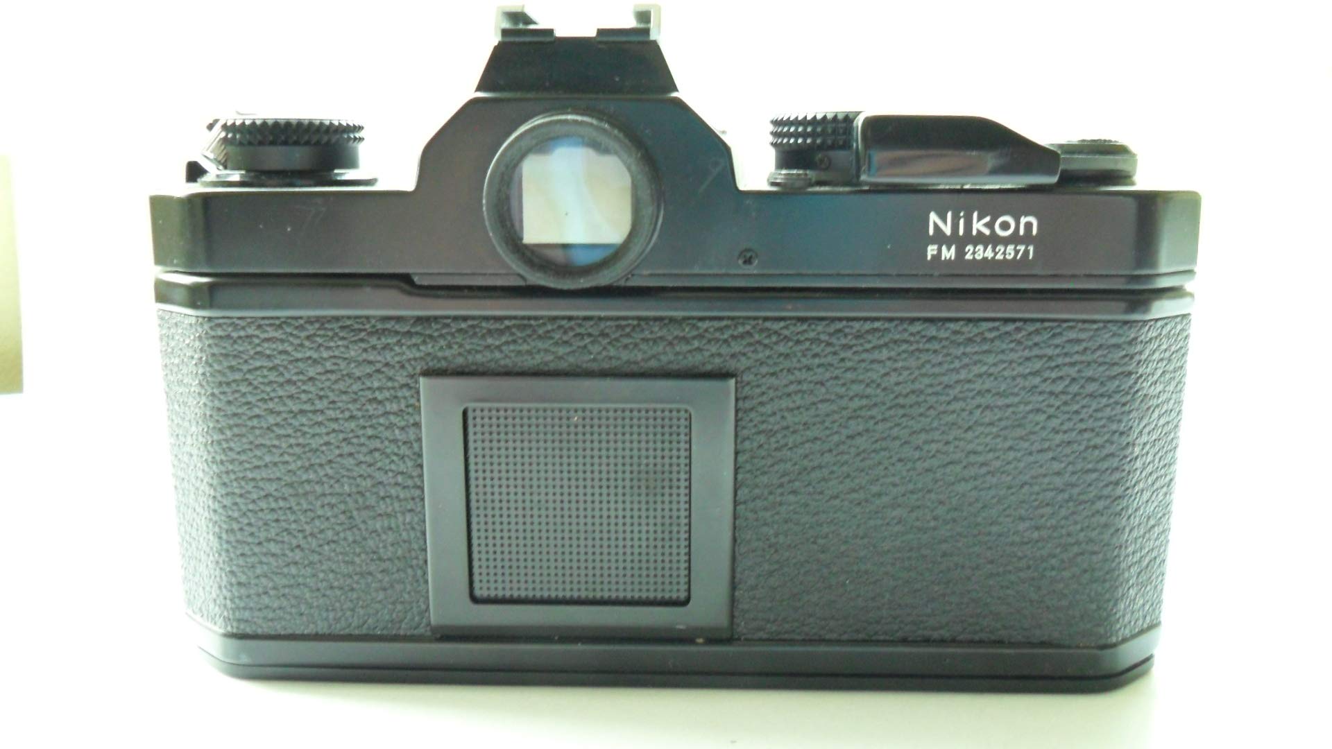 Nikon Black Nikon FM SLR film camera; body only, no lens.