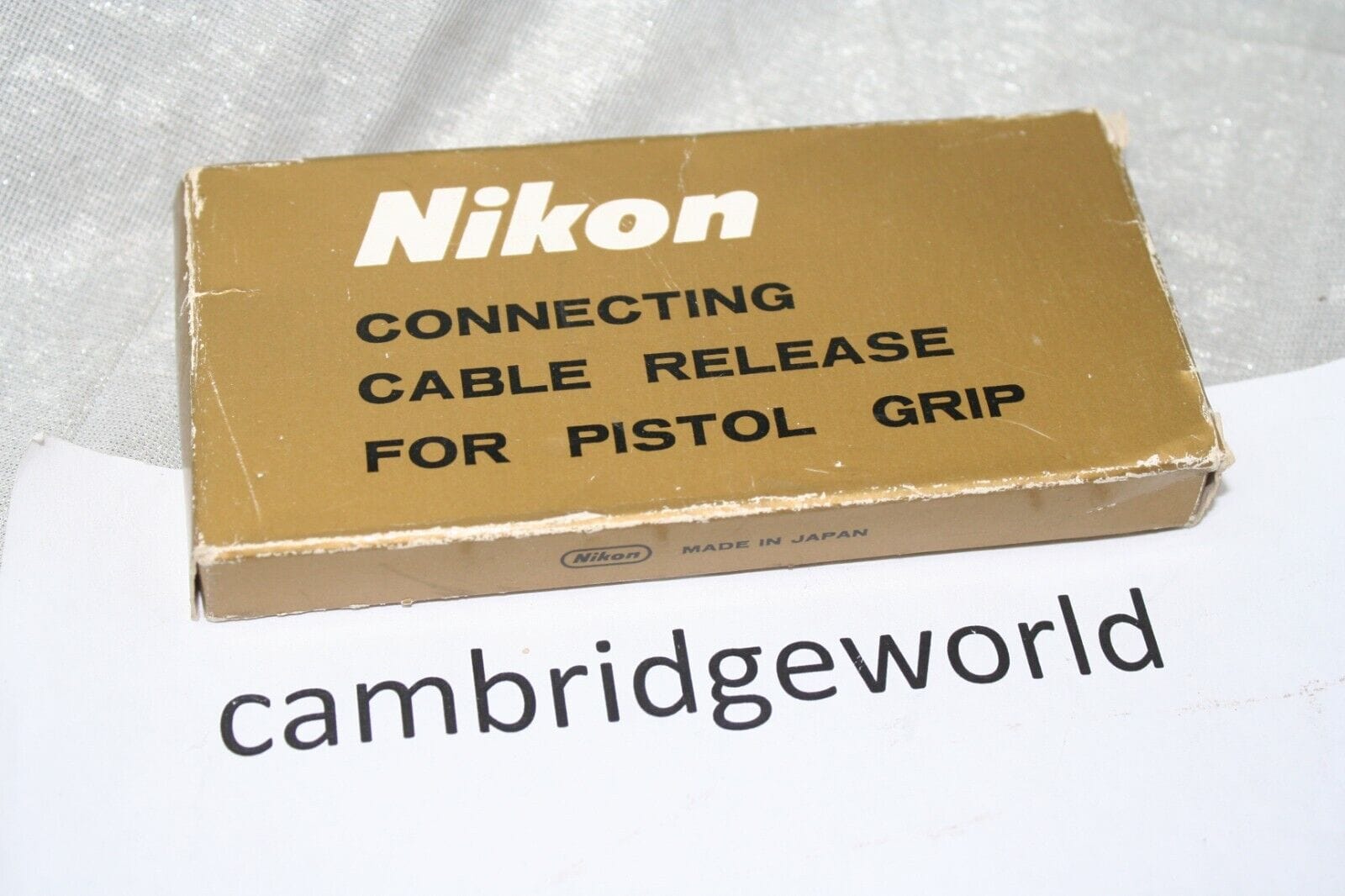 Nikon Cameras & Photo:Camera, Drone & Photo Accessories:Viewfinders & Eyecups NIKON CABLE RELEASE FOR GRIP  GENUINE NIKON  BRAND NEW OLD STOCK in NIKON BOX