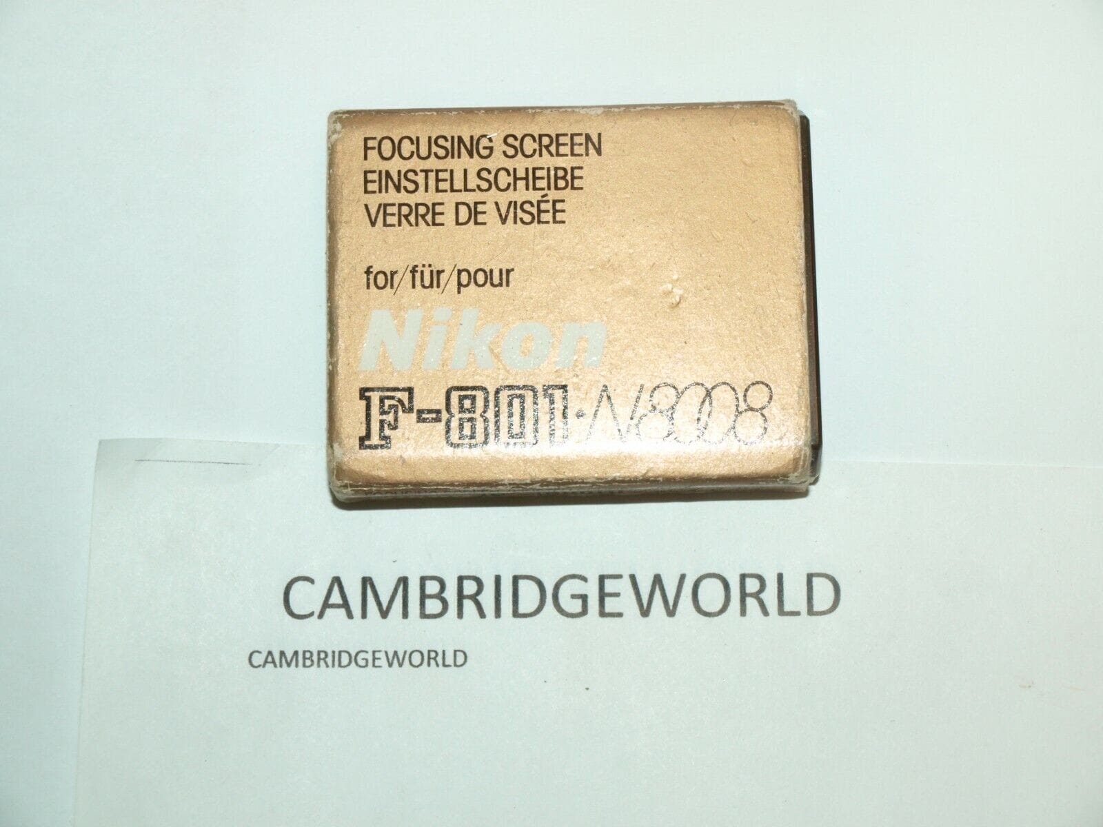 Nikon Cameras & Photo:Camera, Drone & Photo Accessories:Viewfinders & Eyecups NIKON  F801 N8008 E FOCUSING SCREEN GENUINE NIKON  NEW OLD STOCK in BOX