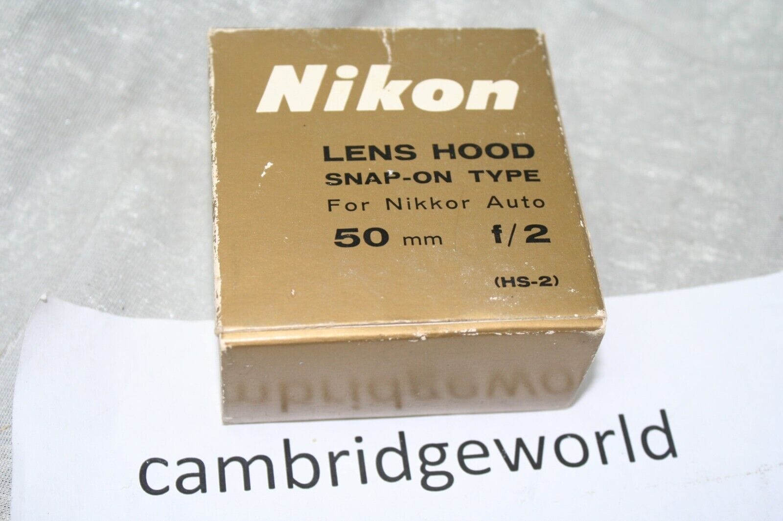 Nikon Cameras & Photo:Camera, Drone & Photo Accessories:Viewfinders & Eyecups NIKON LENS SHADE HS-2 50mm F2.0 GENUINE NIKON  BRAND NEW OLD STOCK in NIKON BOX