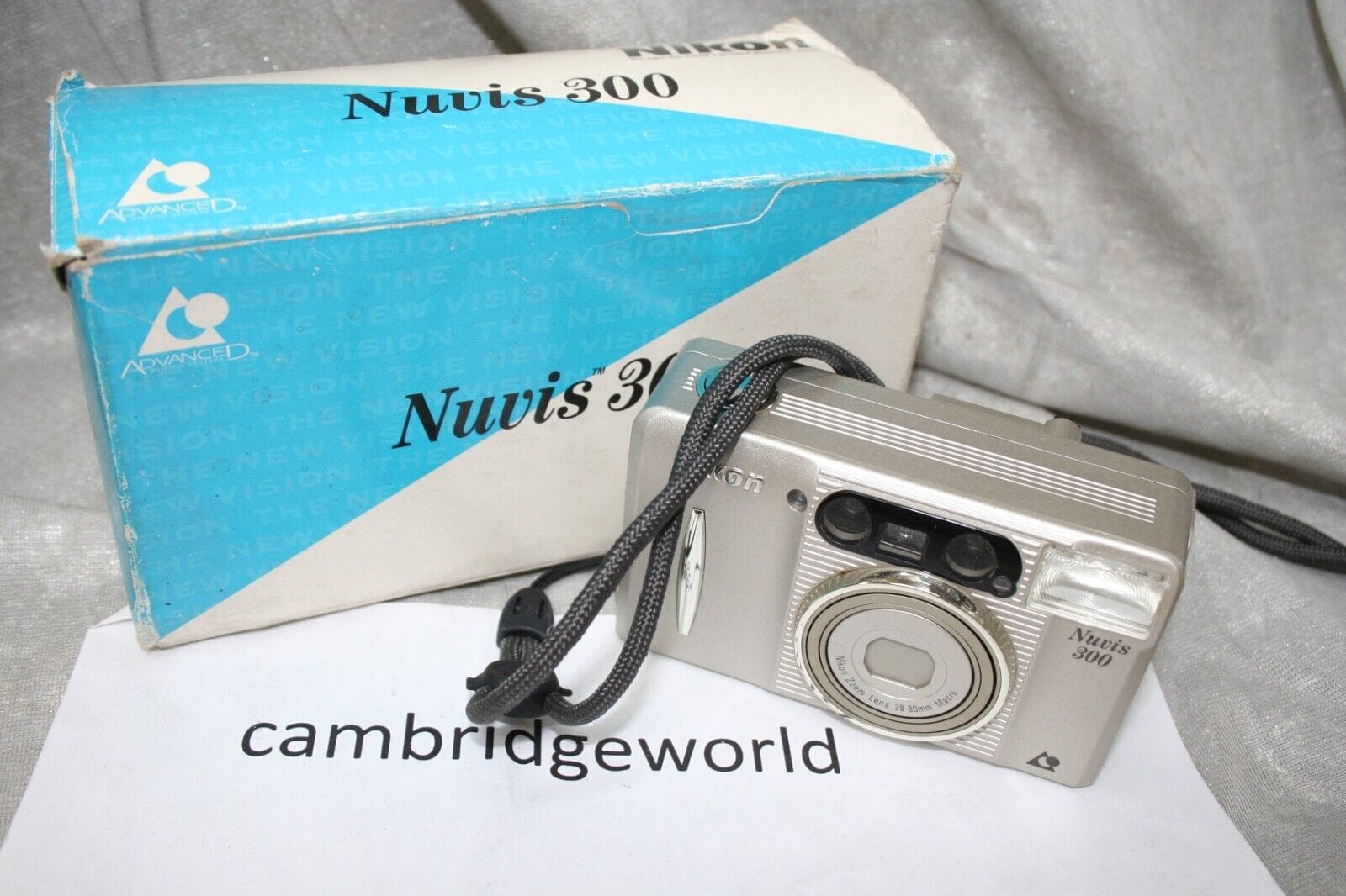 Nikon Cameras & Photo:Film Photography:Film Cameras NIKON NUVIS 300 APS Film Camera NIKON FACTORY REFURBISHED in a NIKON BOX & STRAP