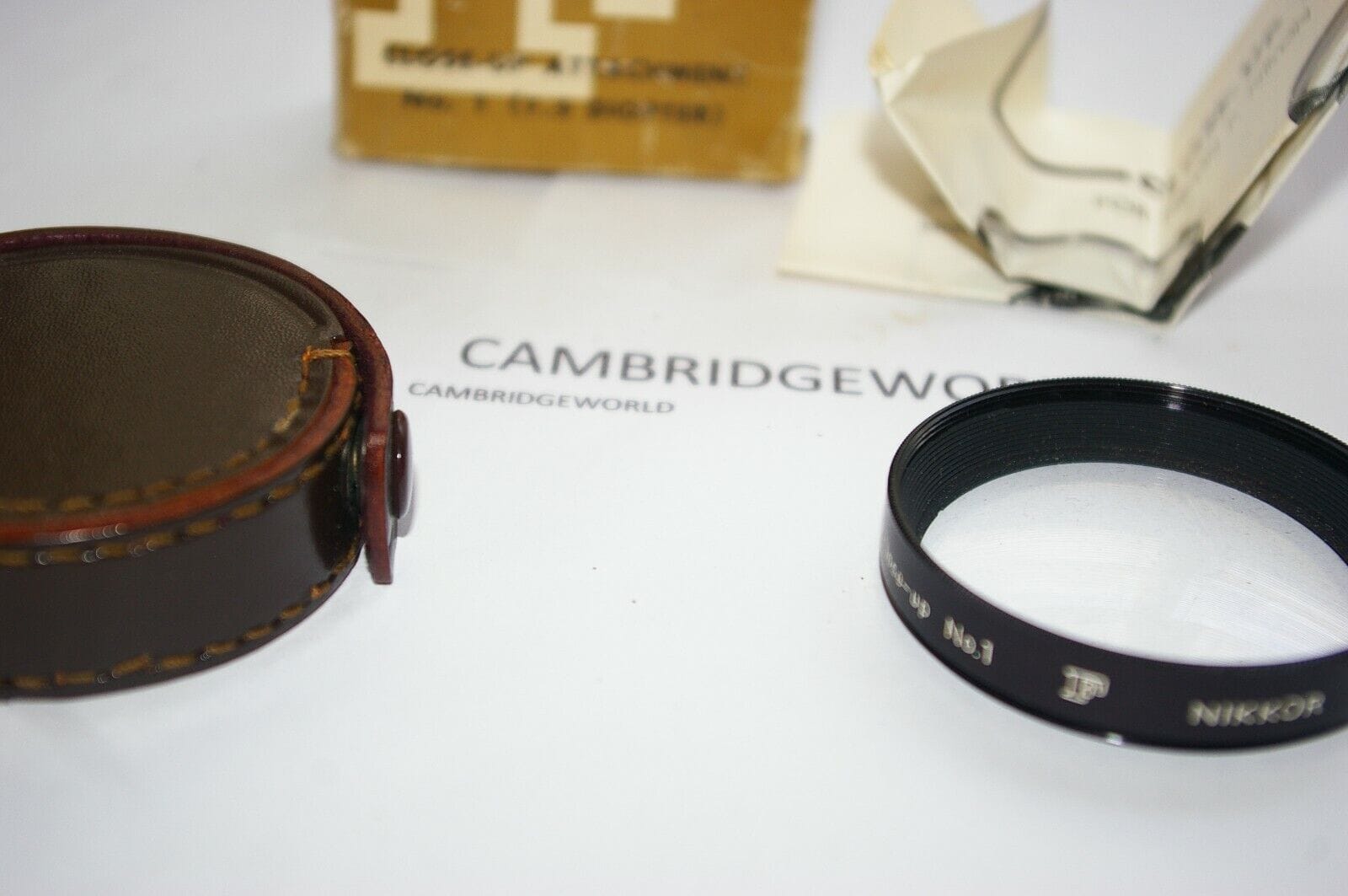 Nikon Cameras & Photo:Lenses & Filters:Filters Nikon Nikkor 52mm MACRO CLOSE UP LENS No.1 w/ NIKON F LOGO NEW OLD STOCK in BOX