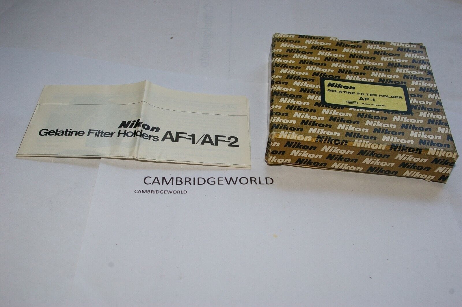 Nikon Cameras & Photo:Lenses & Filters:Lens Caps Nikon GELATINE FILTER HOLDER GENUINE NIKON BRAND NEW  in FACTORY BOX AF-1