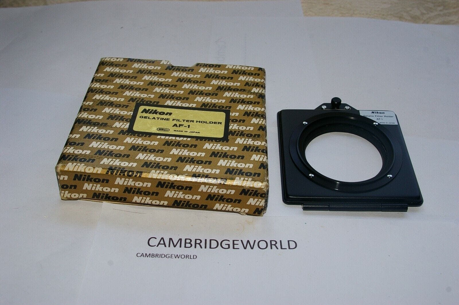 Nikon Cameras & Photo:Lenses & Filters:Lens Caps Nikon GELATINE FILTER HOLDER GENUINE NIKON BRAND NEW  in FACTORY BOX AF-1