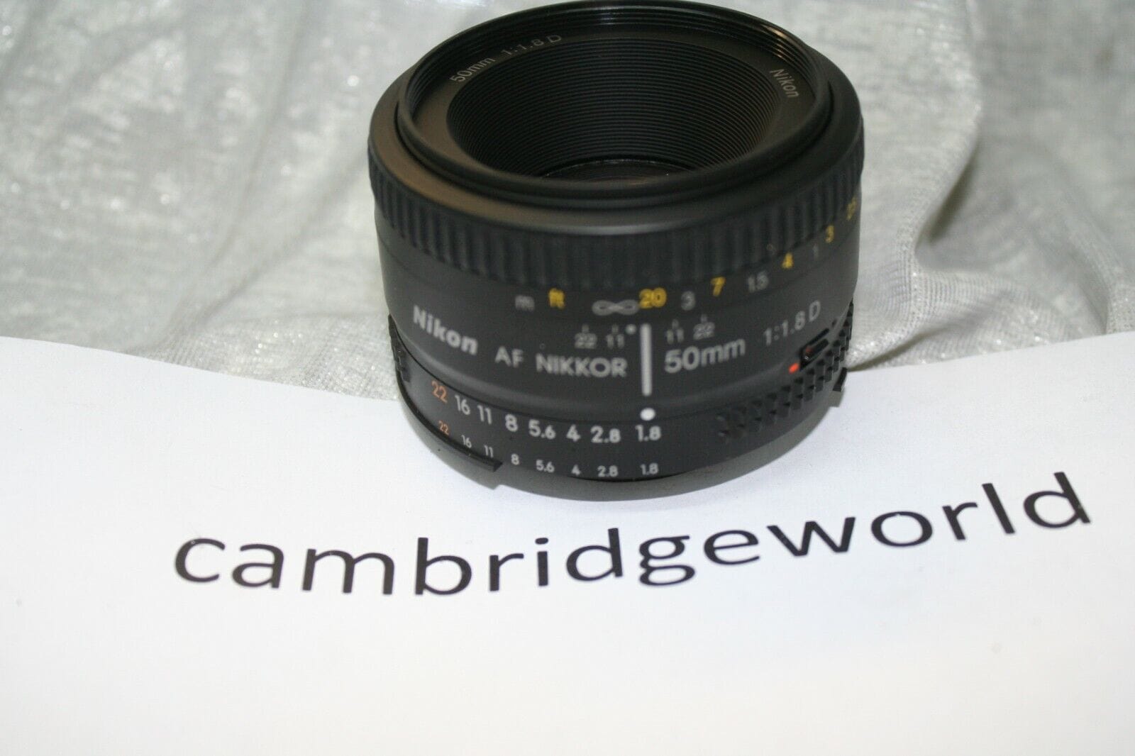 Nikon Cameras & Photo:Lenses & Filters:Lenses Nikon Nikkor AF 50mm F1.8 D PRIME FULL FRAME AUTO FOCUS Lens METAL MOUNT REFURB