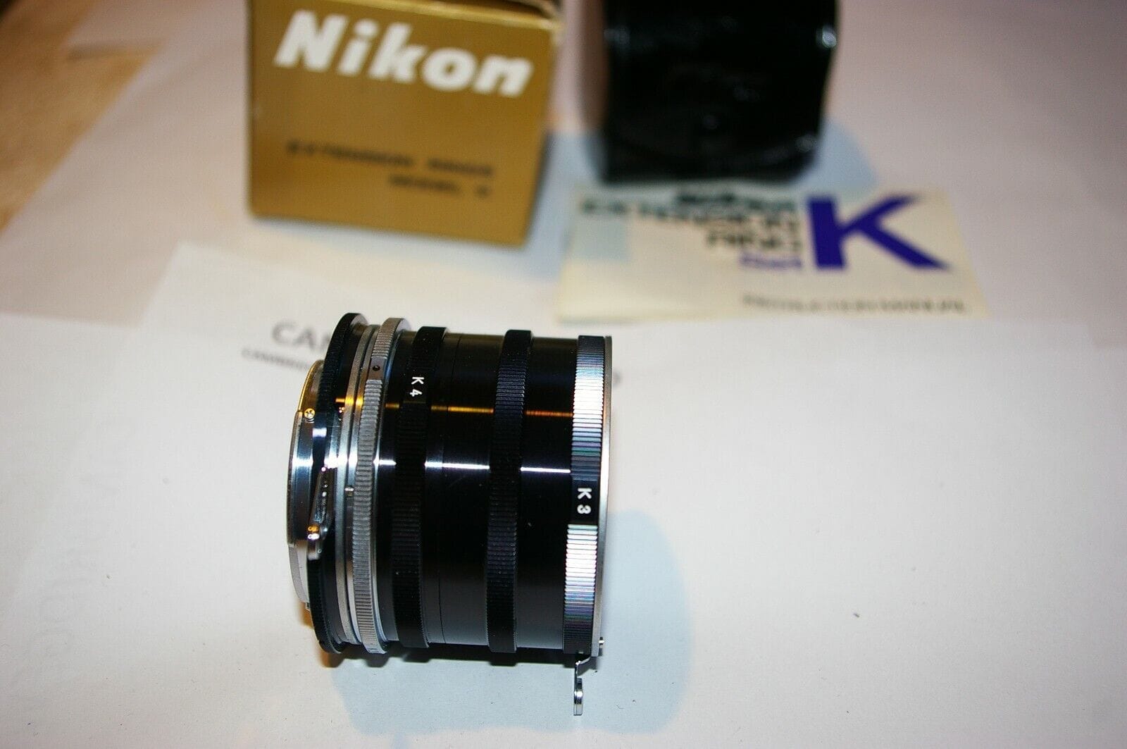 Nikon Cameras & Photo:Vintage Movie & Photography:Vintage Parts & Accessories Nikon Brand New Old Stock Extension Rings Tubes Model K for Nikon Cameras in Box