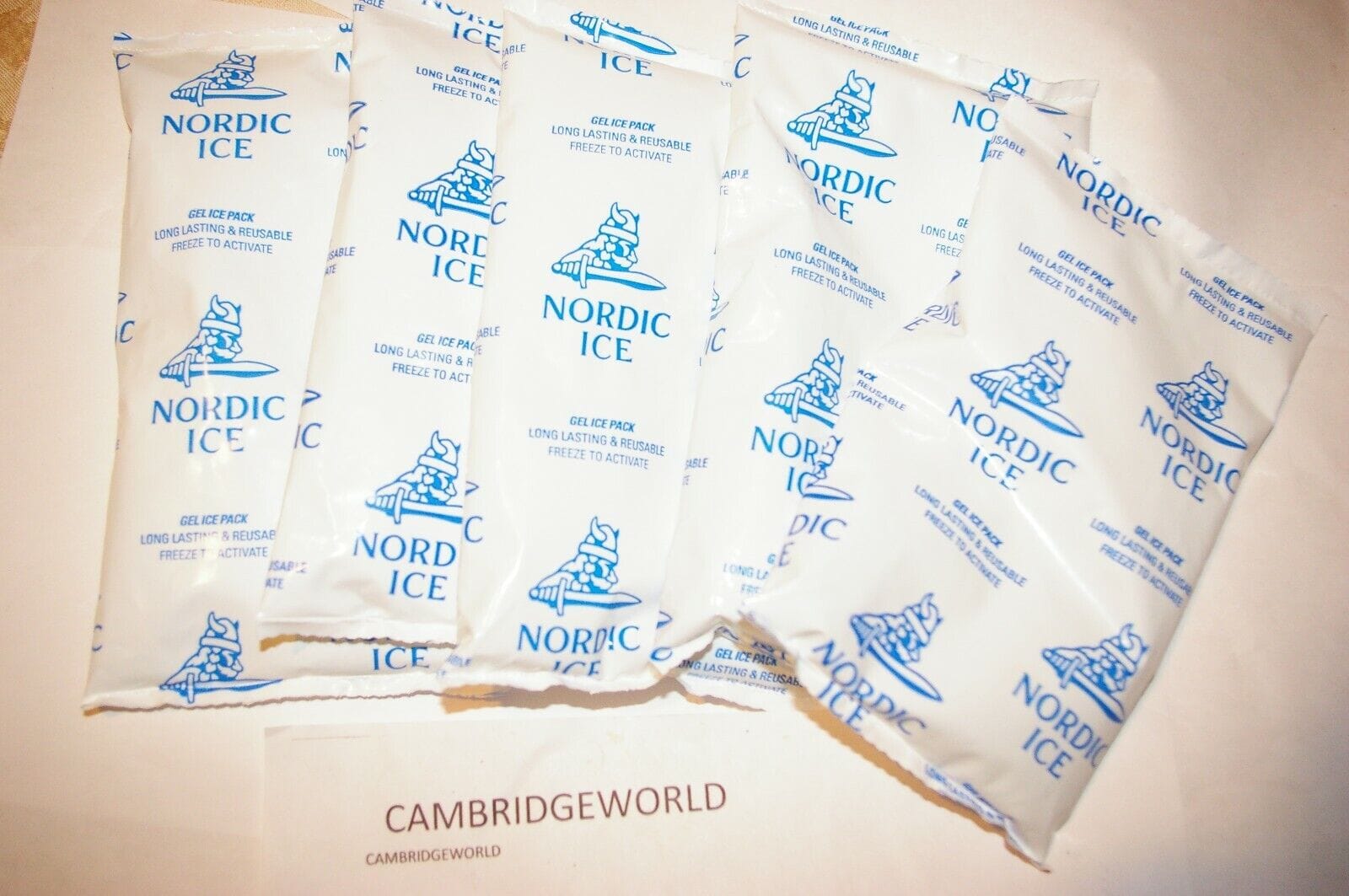 Nordic Ice Sporting Goods:Camping & Hiking:Camping Cooking Supplies:Camping Ice Boxes & Coolers NORDIC ICE GEL ICE PACK LONG LASTING REUSABLE 5 PACKS