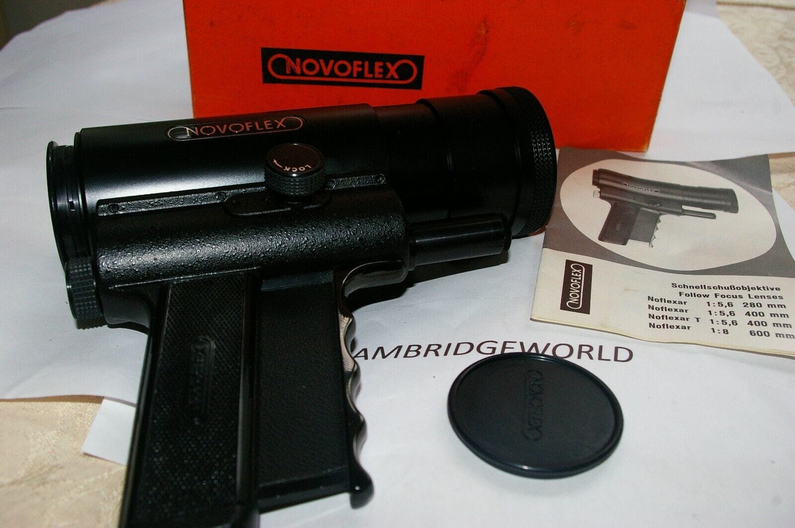 Novoflex Cameras & Photo:Tripods & Supports:Stabilizers Novoflex PIGRIF Follow Focus Pistol Grip NEW OLD STOCK in ORIGINAL FACTORY BOX