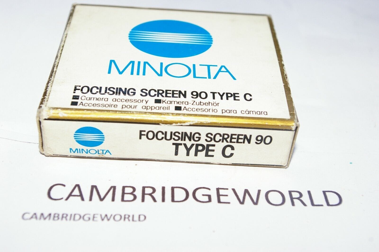 OLYMPUS Cameras & Photo:Camera Manuals & Guides MINOLTA maxxum NEW OLD STOCK Focusing Screen 90 Type C MINOLTA BRAND in BOX