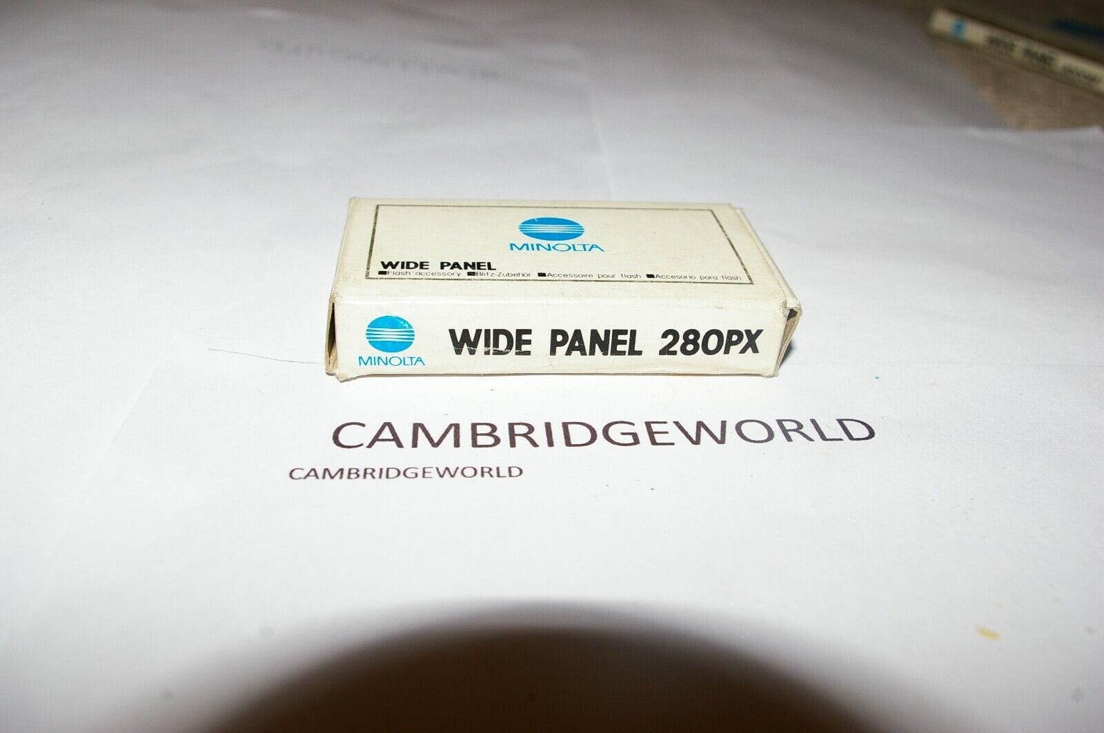 OLYMPUS Cameras & Photo:Camera Manuals & Guides MINOLTA NEW OLD STOCK WIDE PANEL for MINOLTA 280PX  FLASH  MINOLTA BRAND in BOX