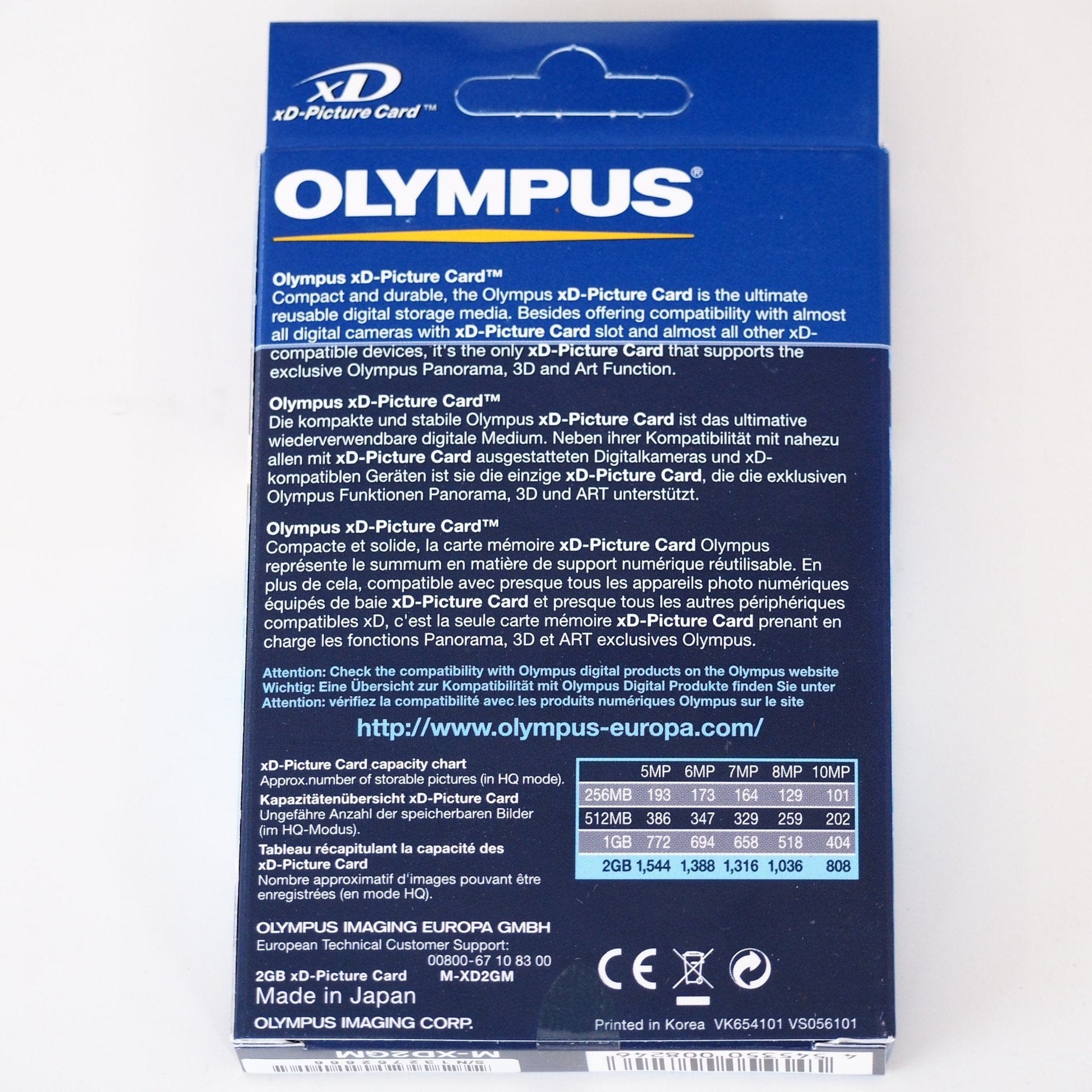 Olympus Olympus 2GB xD Picture Card (M Type)