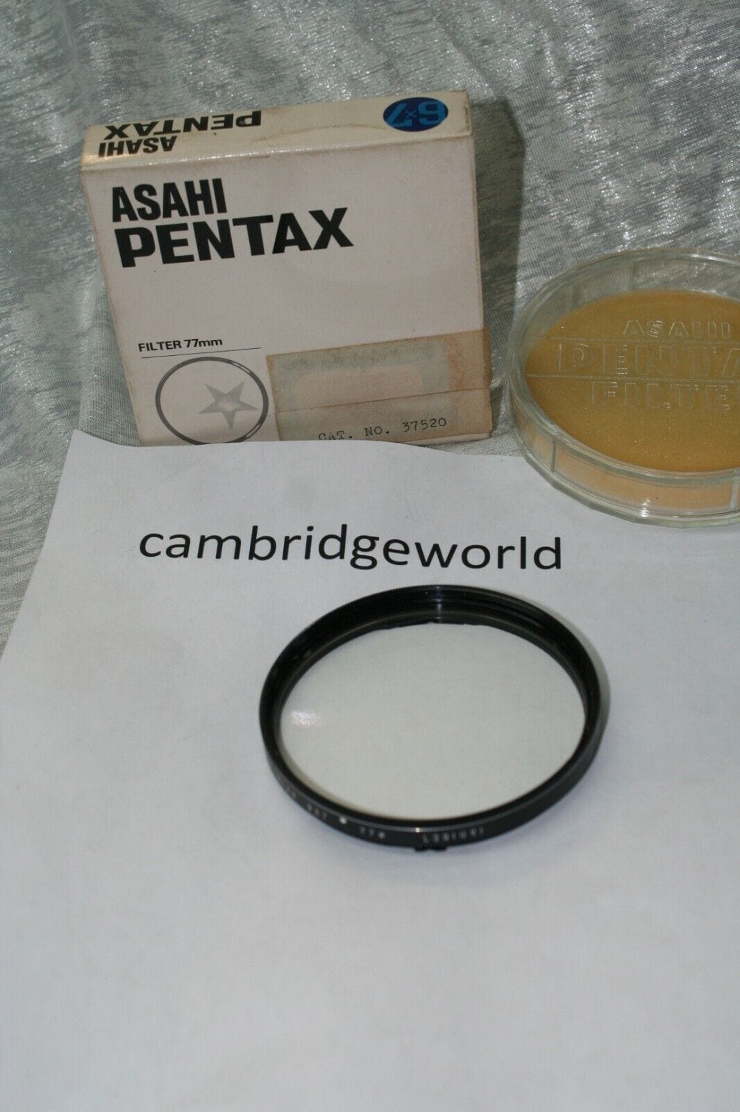 Pentax Cameras & Photo:Lenses & Filters:Filters ASAHI PENTAX 67 77mm BAYONET UV  L39 ULTRA VIOLET NEW FILTER in BOX and CASE