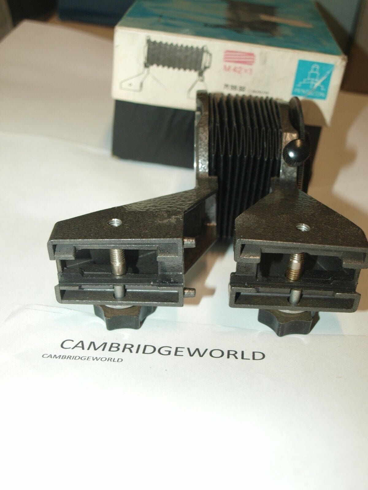 Pentax Cameras & Photo:Lenses & Filters:Lens Adapters, Mounts & Tubes PENTACON BRAND PRAKTICA PENTAX M42 NEW SCREW MOUNT BELLOWS ONLY IN BOX NO RAIL