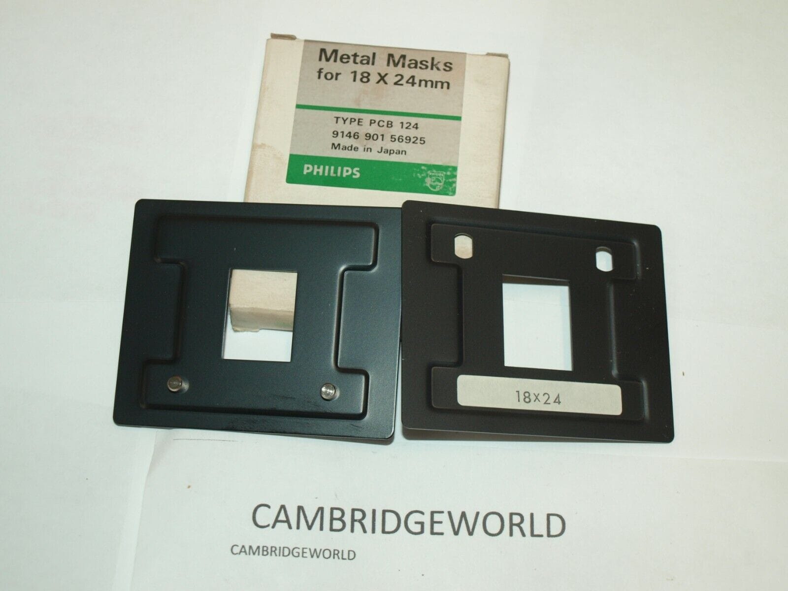 Philips Cameras & Photo:Film Photography:Darkroom & Developing:Easels & Negative Carriers PHILIPS ENLARGER FRAME NEW METAL MASK 18X24mm TYPE PCB 124  9146 901 56925