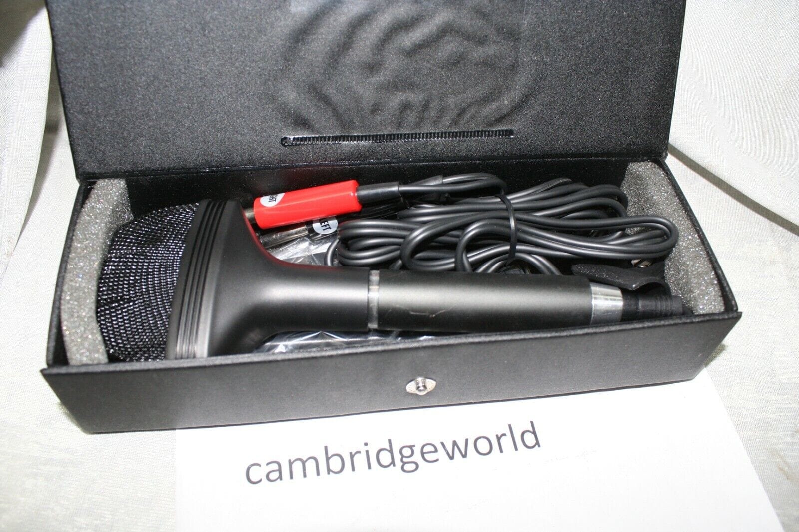 Philips Musical Instruments & Gear:Pro Audio Equipment:Microphones & Wireless Systems PHILIPS STEREO ELECTRET MICROPHONE SBC 472 ACO1 NEW in a FACTORY BOX