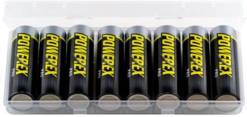 Powerex Powerex MH-C980 8-Cell Turbo Charger and Analyzer (New 2019 Model) with Powerex Pro Rechargeable AA NiMH Batteries 1.2V, 2700mAh 8-Pack and Powerex Accessory Padded Bag Travel Kit