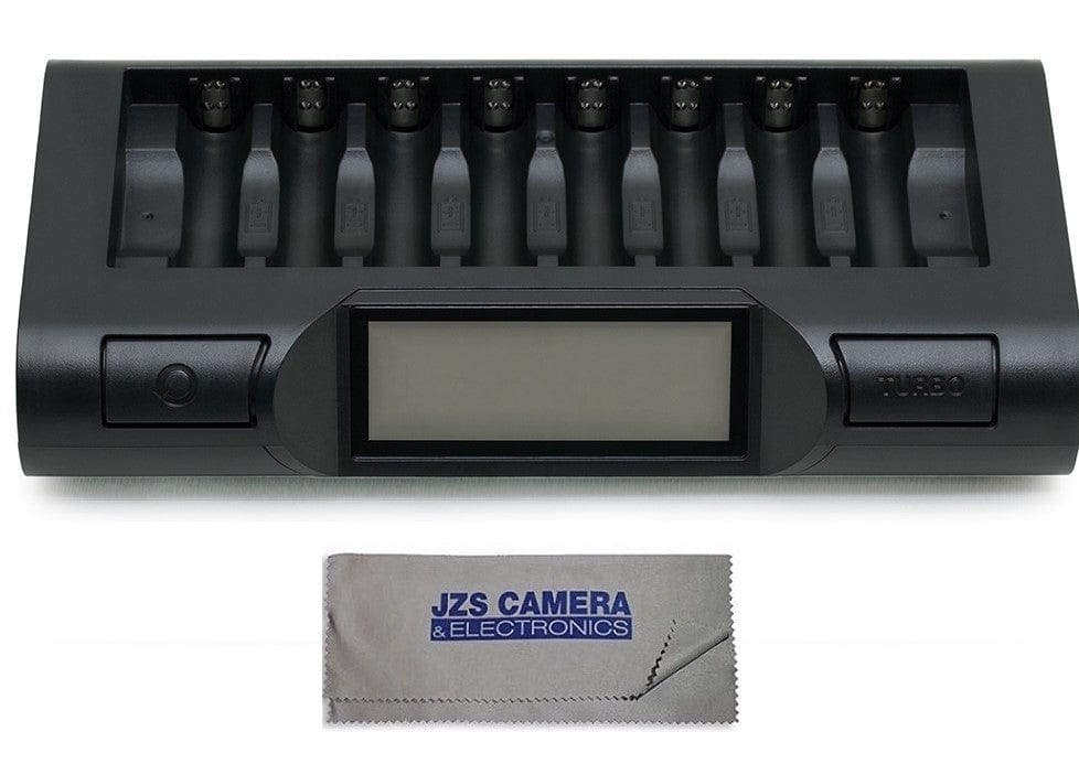 Powerex Powerex MH-C980 8-Cell Turbo Charger and Analyzer With Cleaning cloth