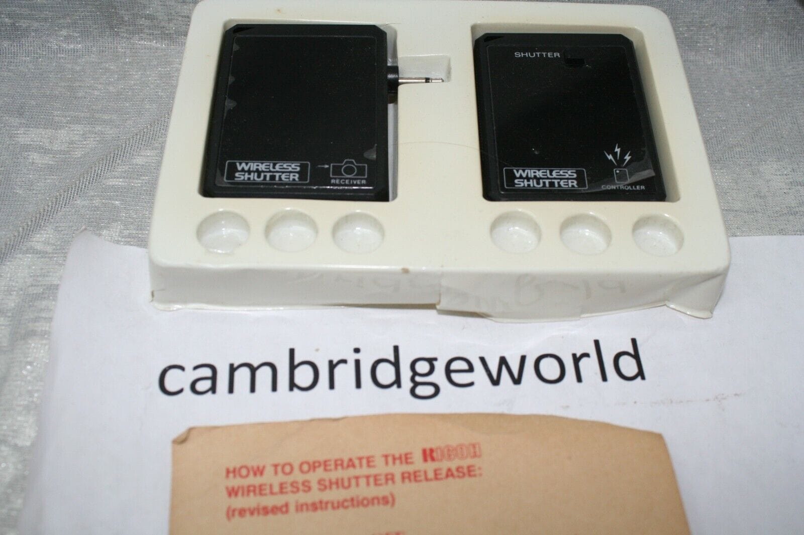 Ricoh Cameras & Photo:Camera, Drone & Photo Accessories:Remotes & Shutter Releases RICOH WIRELESS SHUTTER RELEASE with SENDER and RECEIVER NEW OLD STOCK