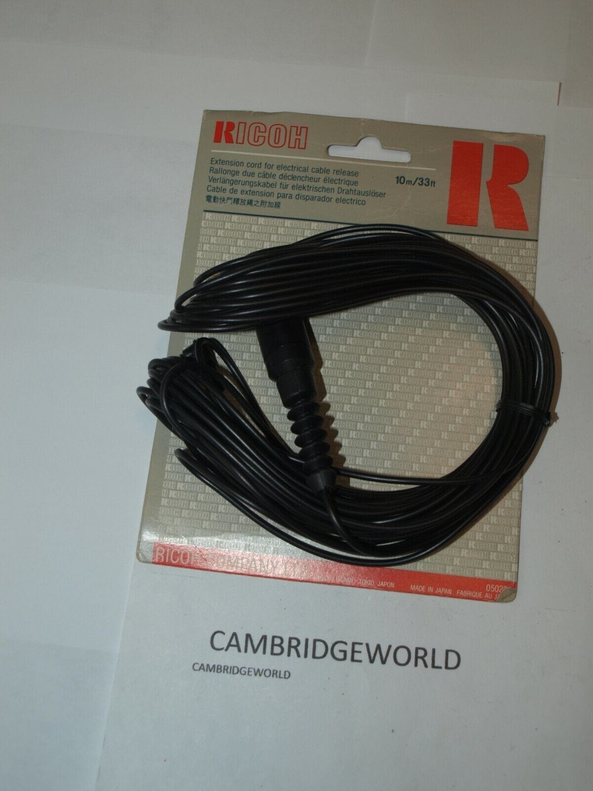 Ricoh Home & Garden:Lamps, Lighting & Ceiling Fans:Lighting Parts RICOH EXTENSION CORD for ELECTRICAL CABLE RELEASE 33ft 10m NEW GENUINE RICOH