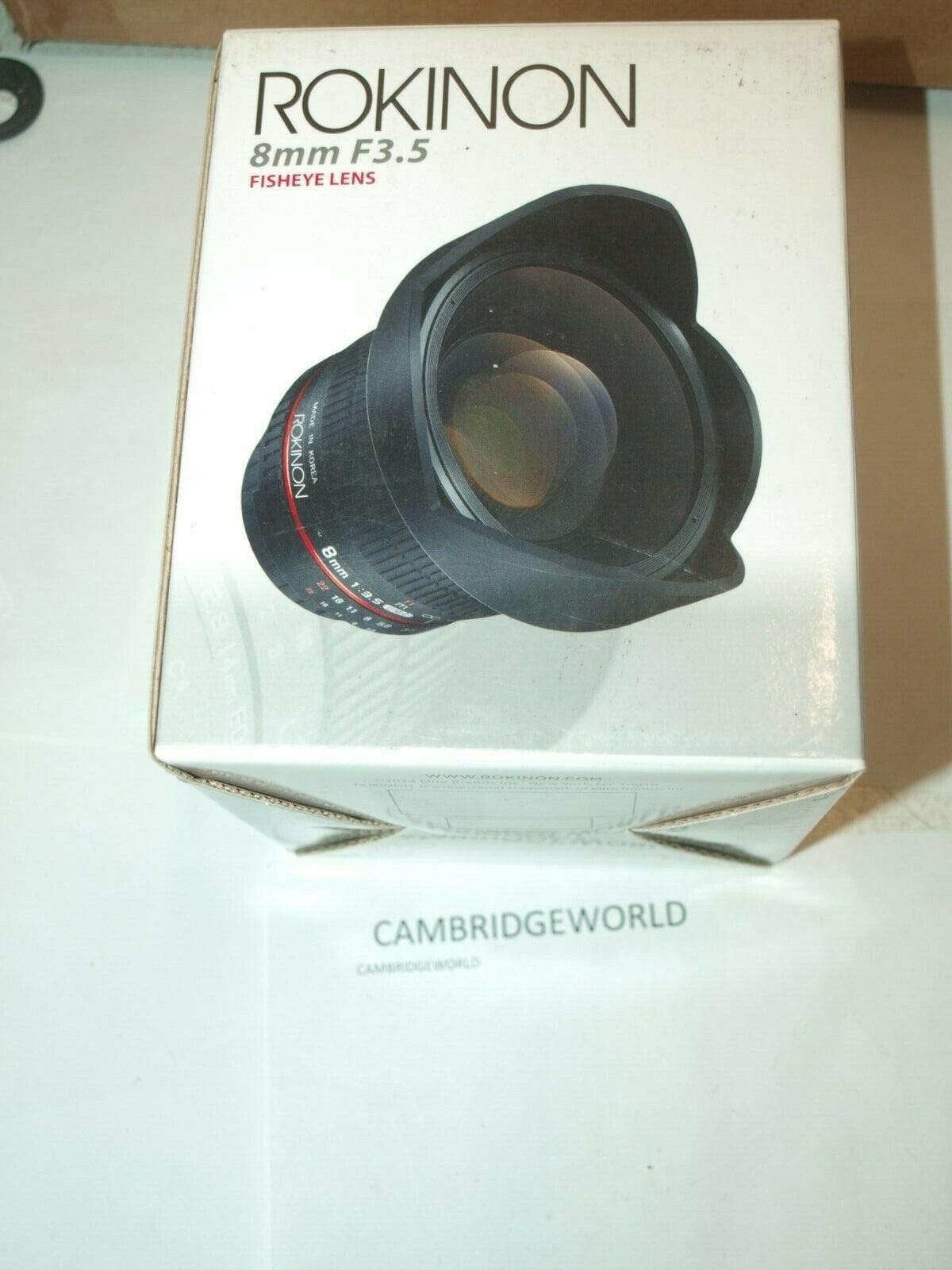 Rokinon Cameras & Photography:Lenses & Filters:Lenses Rokinon 8mm F3.5 FISH EYE MULTI COATED NEW Lens for SONY And MIRRORLESS