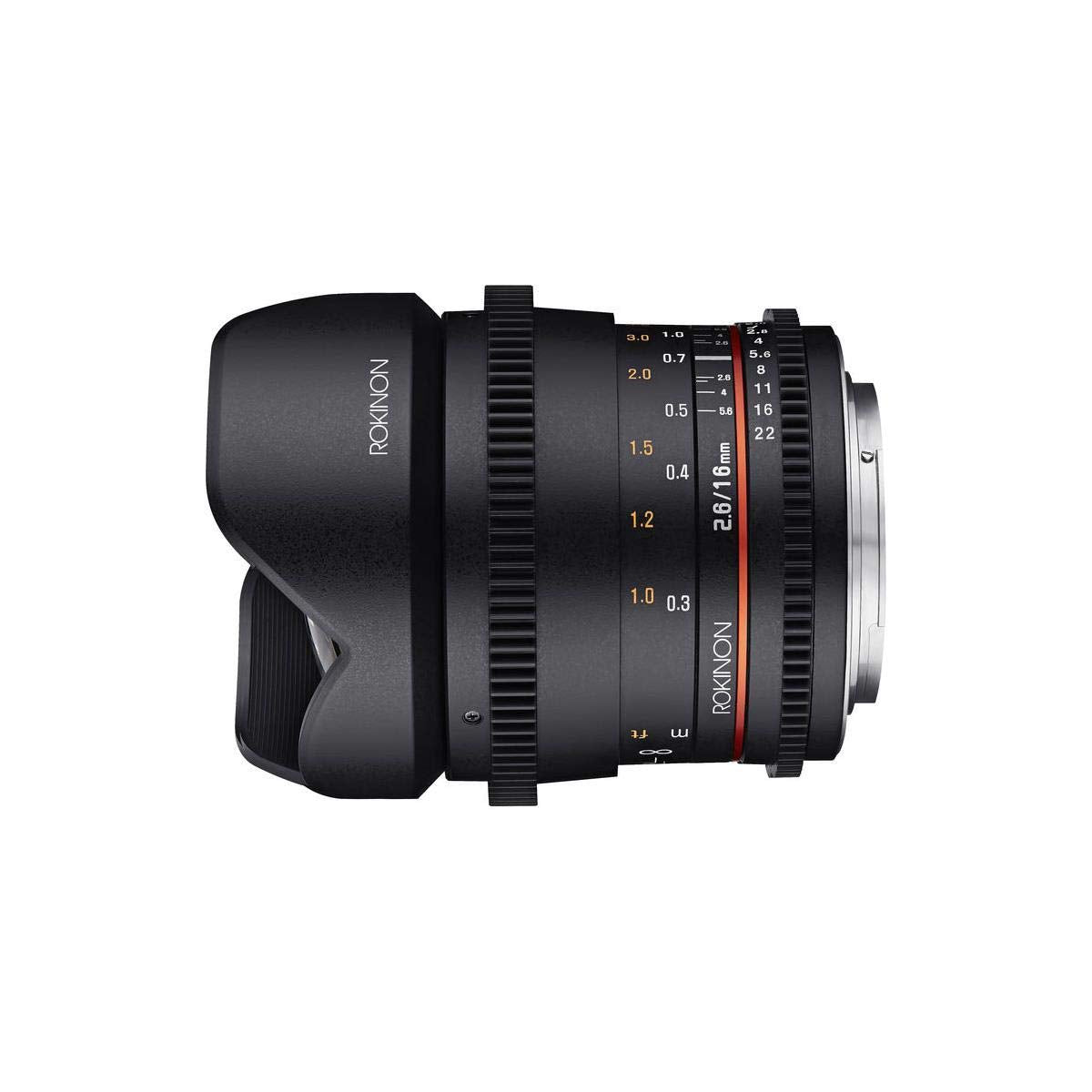 Rokinon Rokinon 16mm T/2.6 Full Frame Cine DS Lens for Sony E-Mount