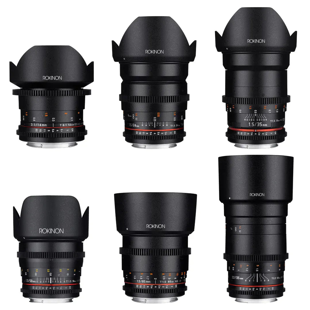 Rokinon Rokinon Cine DS 6 Lens Pro Bundle (Canon EF Mount)