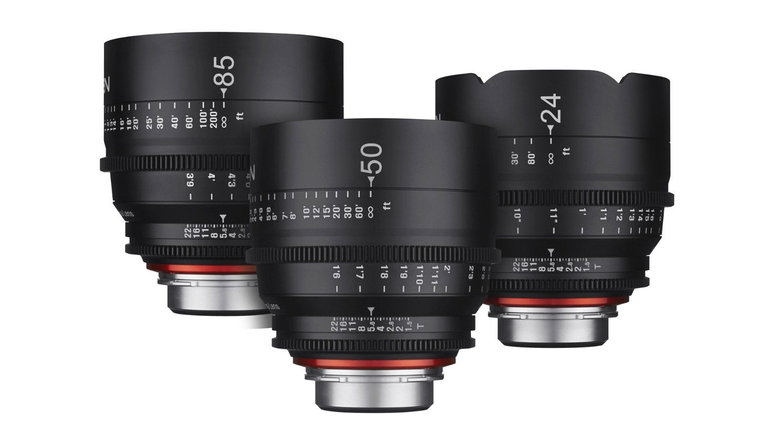 Rokinon Rokinon XEEN Camera Lens Bundle for Canon EF Cameras (24mm, 50mm & 85mm)