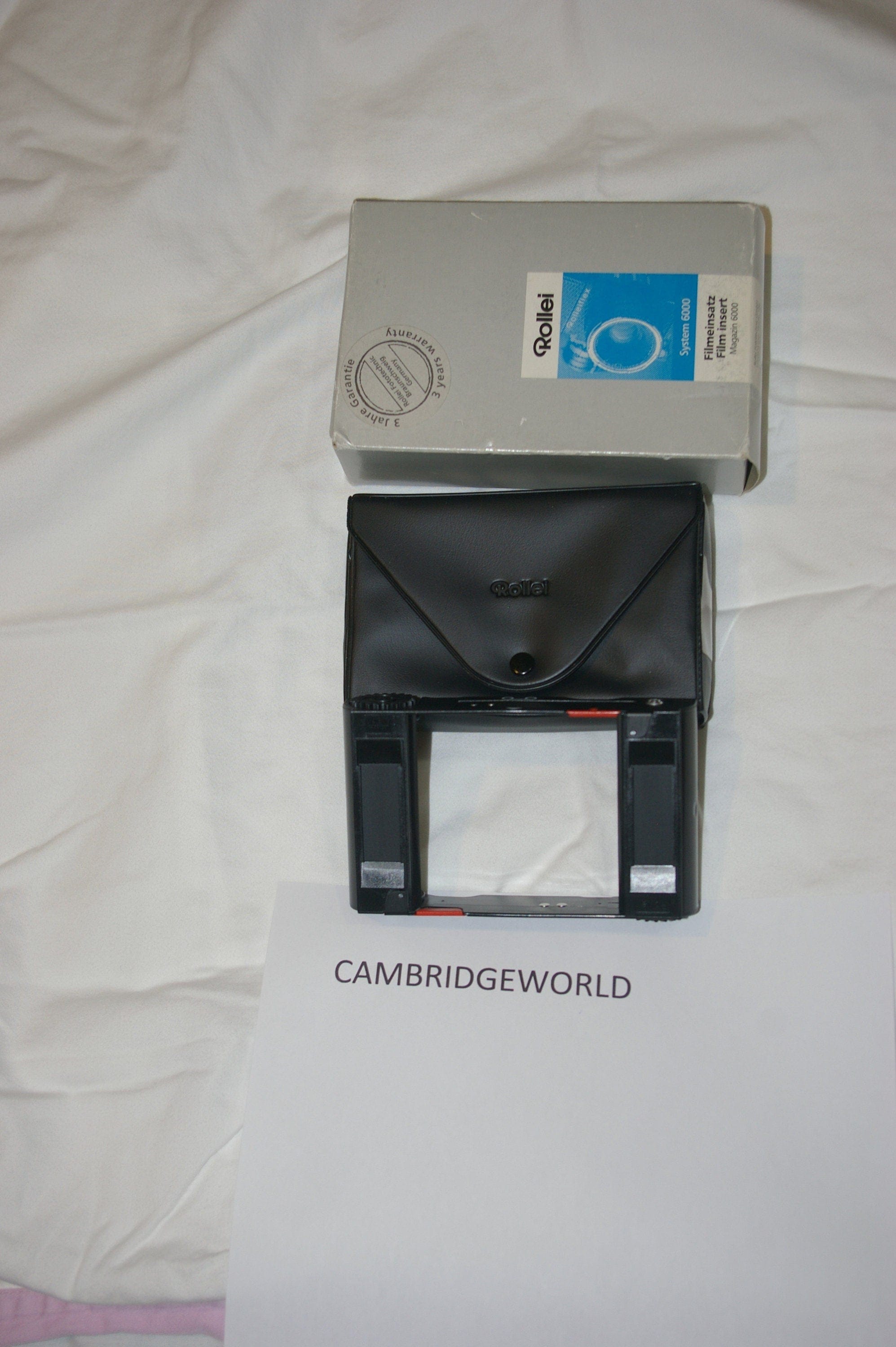 Rollei NEW old stock Rollei rolleiflex film insert for magazine 6000