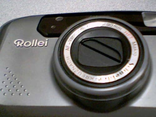 Rollei Rollei Fototechnic Germany Rollei Prego 90 35mm Film Camera w/Rollei Schneider-Kreuznach AF-Variogon F=28-90mm HFT Marko Rolleo Camera (Silver Color)(35mm Film Camera)