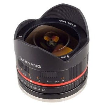 Samyang Samyang 8mm F2.8 UMC Fisheye II (Black) Lens for Samsung NX Mount Digital Cameras (SY8MBK28-NX)